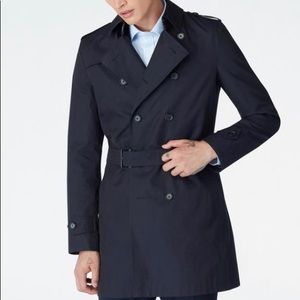 Indocino Navy Trench Coat